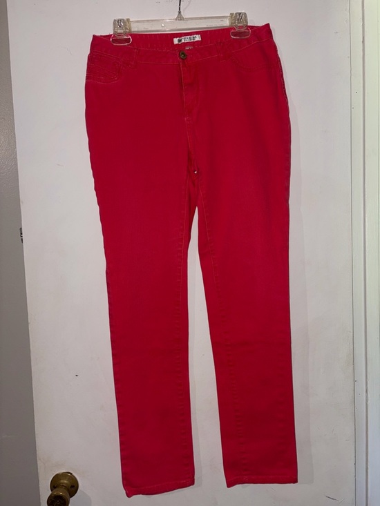 Versona Denim - Versona Bright Red Straight Leg Women's Jeans